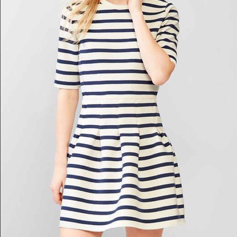 Gap Scuba Fit and Flare Dress